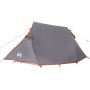 Tienda de campaña túnel 3 personas impermeable gris y naranja de vidaXL, Tiendas de campaña - Ref: Foro24-94602, Precio: 70,7...