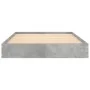 Concrete gray engineered wood bed frame 90x190 cm by vidaXL, Beds and slatted bases - Ref: Foro24-842073, Price: 60,28 €, Dis...