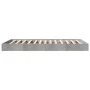 Concrete gray engineered wood bed frame 90x190 cm by vidaXL, Beds and slatted bases - Ref: Foro24-842073, Price: 60,28 €, Dis...
