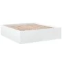 White engineered wood bed frame 180x200 cm by vidaXL, Beds and slatted bases - Ref: Foro24-3280902, Price: 157,65 €, Discount: %