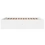 White engineered wood bed frame 180x200 cm by vidaXL, Beds and slatted bases - Ref: Foro24-3280902, Price: 157,65 €, Discount: %