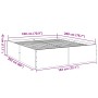 Weißer Bettrahmen aus Holzwerkstoff, 180 x 200 cm von vidaXL, Betten und Lattenroste - Ref: Foro24-3280902, Preis: 159,94 €, ...