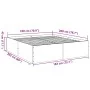 White engineered wood bed frame 180x200 cm by vidaXL, Beds and slatted bases - Ref: Foro24-3280902, Price: 157,65 €, Discount: %