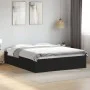 Black engineered wood bed frame 160x200 cm by vidaXL, Beds and slatted bases - Ref: Foro24-3281001, Price: 130,80 €, Discount: %