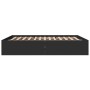 Estructura de cama madera de ingeniería negra 160x200 cm de vidaXL, Camas y somieres - Ref: Foro24-3281001, Precio: 136,49 €,...