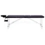 Camilla de masaje plegable 3 zonas aluminio morado de vidaXL, Mesas de masaje - Ref: Foro24-110198, Precio: 157,83 €, Descuen...