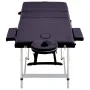 Camilla de masaje plegable 3 zonas aluminio morado de vidaXL, Mesas de masaje - Ref: Foro24-110198, Precio: 157,83 €, Descuen...