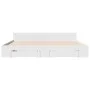 Estructura cama con cajones madera ingeniería blanca 200x200 cm de vidaXL, Camas y somieres - Ref: Foro24-3280720, Precio: 18...
