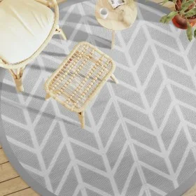 ARAKIL gray outdoor rug Ø200 cm PP by vidaXL, Outdoor protectors - Ref: Foro24-368550, Price: 42,51 €, Discount: %
