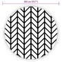 ARAKIL gray outdoor rug Ø200 cm PP by vidaXL, Outdoor protectors - Ref: Foro24-368550, Price: 43,44 €, Discount: %