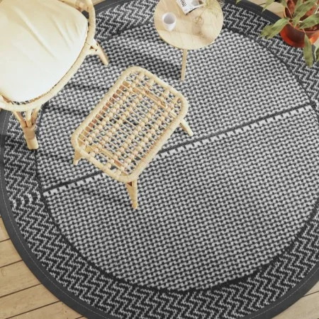 ARAKIL grauer Outdoor-Teppich Ø200 cm PP von vidaXL, Outdoor-Protektoren - Ref: Foro24-368460, Preis: 44,14 €, Rabatt: %