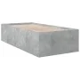 Estructura de cama madera de ingeniería gris hormigón 90x200cm de vidaXL, Camas y somieres - Ref: Foro24-3280968, Precio: 106...