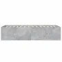 Concrete gray engineered wood bed frame 75x190 cm by vidaXL, Beds and slatted bases - Ref: Foro24-3280982, Price: 99,74 €, Di...