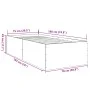 Estructura de cama madera de ingeniería gris hormigón 75x190 cm de vidaXL, Camas y somieres - Ref: Foro24-3280982, Precio: 99...