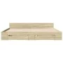 Cama con cajones madera ingeniería roble Sonoma 180x200 cm de vidaXL, Camas y somieres - Ref: Foro24-3280729, Precio: 188,82 ...