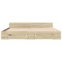 Cama con cajones madera ingeniería roble Sonoma 180x200 cm de vidaXL, Camas y somieres - Ref: Foro24-3280729, Precio: 191,74 ...