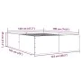 Estructura de cama madera de ingeniería gris Sonoma 120x190 cm de vidaXL, Camas y somieres - Ref: Foro24-3280956, Precio: 137...