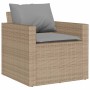 Juego de sofás jardín con cojines 4 pzas ratán sintético beige by vidaXL, Garden sets - Ref: Foro24-366363, Price: 229,71 €, ...