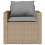 Juego de sofás jardín con cojines 4 pzas ratán sintético beige by vidaXL, Garden sets - Ref: Foro24-366363, Price: 229,71 €, ...