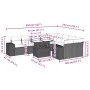 Set de sofás de jardín 10 pzas cojines ratán sintético negro by vidaXL, Garden sets - Ref: Foro24-3269386, Price: 651,08 €, D...
