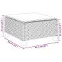 Set de sofás de jardín 8 pzas y cojines ratán sintético gris by vidaXL, Garden sets - Ref: Foro24-3261954, Price: 608,80 €, D...