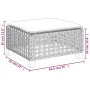 8-teiliges Gartensofa-Set und Kissen aus schwarzem Kunststoff-Rattan. von vidaXL, Gartensets - Ref: Foro24-3261956, Preis: 59...