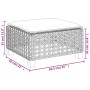 Set de sofás de jardín 8 piezas y cojines ratán sintético negro by vidaXL, Garden sets - Ref: Foro24-3261956, Price: 606,06 €...