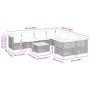 Set de sofás de jardín 8 piezas y cojines ratán sintético negro by vidaXL, Garden sets - Ref: Foro24-3261776, Price: 645,68 €...