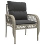 Set de sofás de jardín 4 pzas y cojines ratán sintético gris by vidaXL, Garden sets - Ref: Foro24-368732, Price: 363,33 €, Di...
