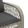 Set de sofás de jardín 4 pzas y cojines ratán sintético gris by vidaXL, Garden sets - Ref: Foro24-368732, Price: 363,33 €, Di...