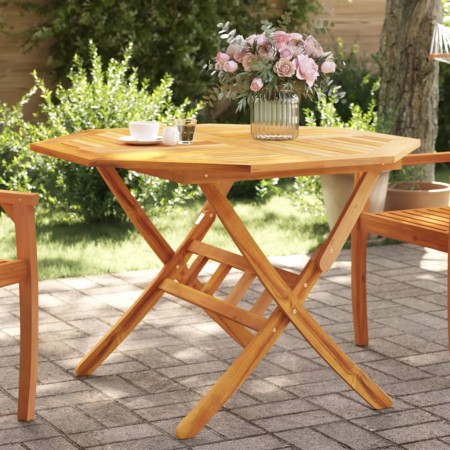 Faltbarer Gartentisch aus massivem Akazienholz Ø110x75 cm von vidaXL, Gartentische - Ref: Foro24-4004911, Preis: 154,49 €, Ra...