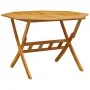 Mesa de jardín plegable madera maciza de acacia Ø110x75 cm by vidaXL, Garden tables - Ref: Foro24-4004911, Price: 151,52 €, D...