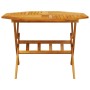 Mesa de jardín plegable madera maciza de acacia Ø110x75 cm by vidaXL, Garden tables - Ref: Foro24-4004911, Price: 154,49 €, D...