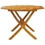 Mesa de jardín plegable madera maciza de acacia Ø110x75 cm by vidaXL, Garden tables - Ref: Foro24-4004911, Price: 151,52 €, D...