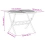 Mesa de jardín plegable madera maciza de acacia Ø110x75 cm by vidaXL, Garden tables - Ref: Foro24-4004911, Price: 154,49 €, D...