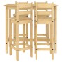 5-teiliges Massivholz-Bar-Set aus Kiefernholz von vidaXL, Möbelsets für Küchen und Esszimmer - Ref: Foro24-3217072, Preis: 30...