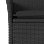Set de comedor jardín 7 pzas con cojines ratán PE acacia negro by vidaXL, Garden sets - Ref: Foro24-3278672, Price: 502,32 €,...