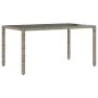 Garten-Essgruppe, 5-teilig, mit synthetischem Rattan und grauem Glas-Kissen. von vidaXL, Gartensets - Ref: Foro24-3278653, Pr...