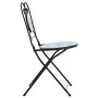 Sillas de bistró plegables 2 uds cerámica azul y blanco von vidaXL, Gartenstühle - Ref: Foro24-4003404, Preis: 140,95 €, Raba...
