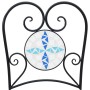 Sillas de bistró plegables 2 uds cerámica azul y blanco by vidaXL, Garden chairs - Ref: Foro24-4003404, Price: 140,95 €, Disc...