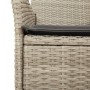 Garten-Essgruppe, 5-teilig, mit PE-Rattan und klarem grauen Glas-Kissen. von vidaXL, Gartensets - Ref: Foro24-3278574, Preis:...