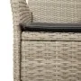 Set comedor jardín 5 pzas y cojines ratán PE vidrio gris claro by vidaXL, Garden sets - Ref: Foro24-3278574, Price: 346,76 €,...