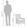 Set comedor jardín 9 pzas y cojines ratán sintético vidrio gris by vidaXL, Garden sets - Ref: Foro24-3278735, Price: 774,38 €...