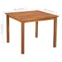 Set de comedor de jardín 5 pzas ratán sintético negro y marrón de vidaXL, Conjuntos de jardín - Ref: Foro24-49115, Precio: 34...