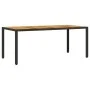Set de comedor jardín 9 pzas con cojines ratán PE acacia negro by vidaXL, Garden sets - Ref: Foro24-3278632, Price: 734,23 €,...