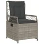 Set comedor de jardín 9 pzas cojines ratán sintético gris claro by vidaXL, Garden sets - Ref: Foro24-3262941, Price: 966,67 €...