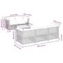 Set de sofás de jardín 6 piezas y cojines ratán sintético negro by vidaXL, Garden sets - Ref: Foro24-3261734, Price: 471,66 €...