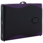 Folding massage table 2 zones black wood by vidaXL, massage tables - Ref: Foro24-110207, Price: 171,82 €, Discount: %