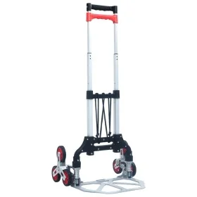 Silver aluminum folding transport cart 70 kg by vidaXL, Stairs on wheels - Ref: Foro24-146445, Price: 103,82 €, Discount: %