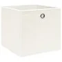 Aufbewahrungsboxen 10 Stück weißer Stoff 32x32x32 cm von vidaXL, Aufbewahrungskörbe - Ref: Foro24-288351, Preis: 51,05 €, Rab...